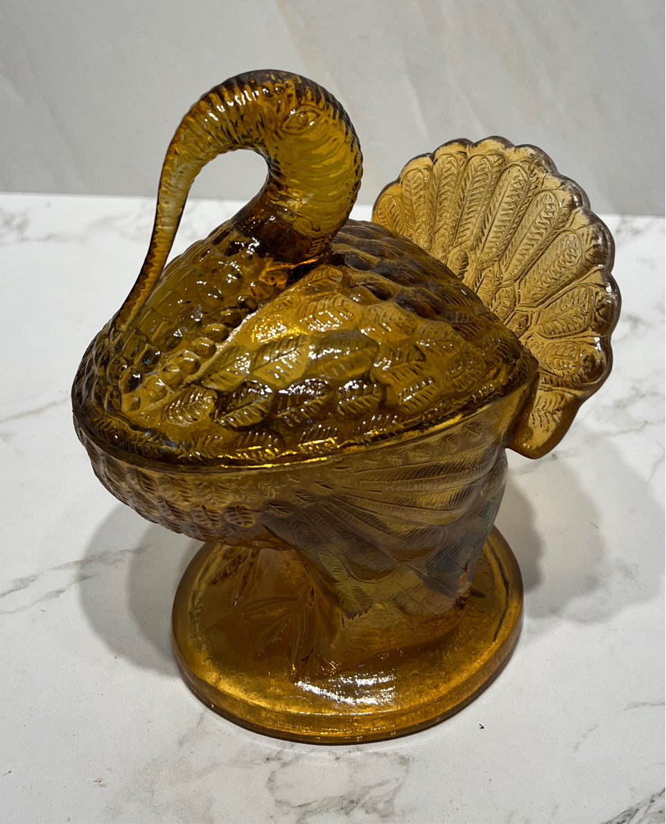 Covered Turkey Candy Dish