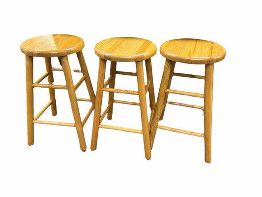 Pompanoosuc Mills Set of 3 Stools