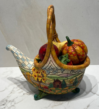 Jim Shore Basket of Plenty
