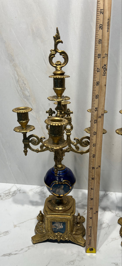 Pair Of Italy Candle Holders