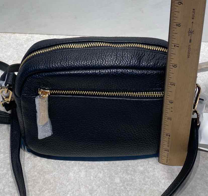 Pom Pom Leather Handbag