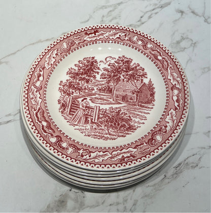Set of 7 Memory Lane Plates