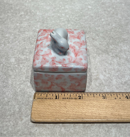 Covered Bunny Jar