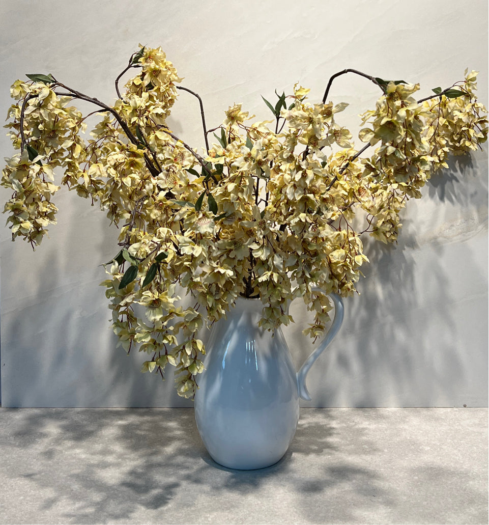 Pitcher With artifical Decor