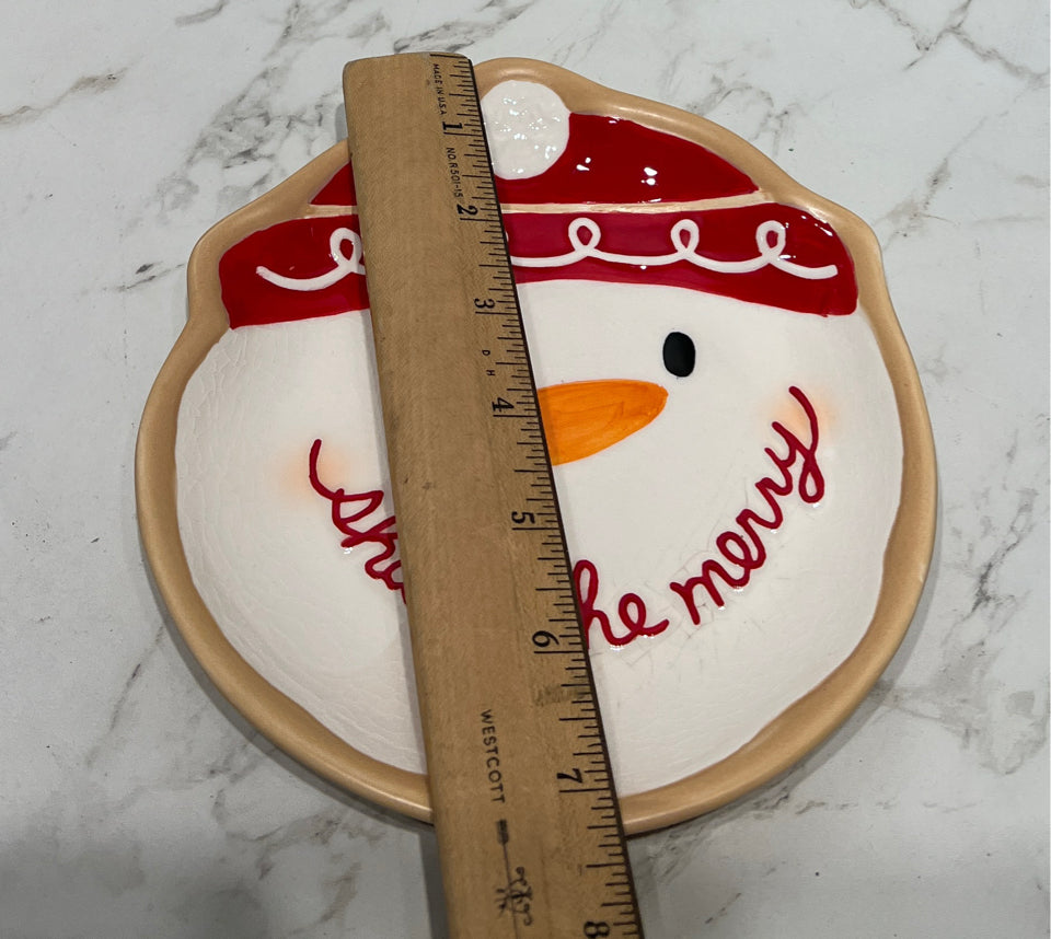 Snowman Plate