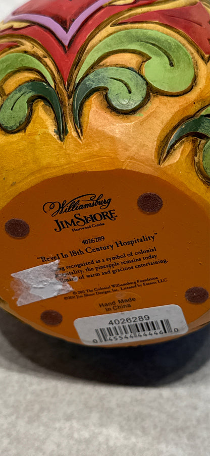 Jim Shore Williamsburg Pineapple