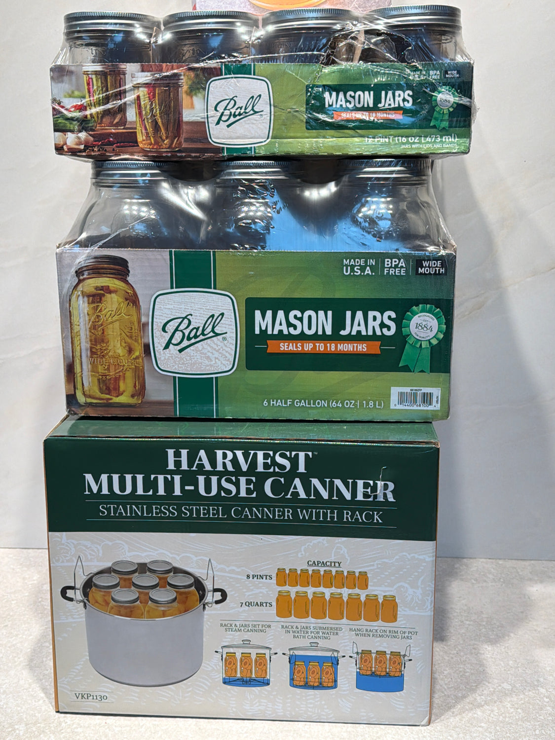 Harvest Multi-Uuse Canner Set With Jars And Cookbook