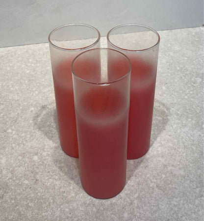 Set of 3 Vintage Pink Blendo Tumblers
