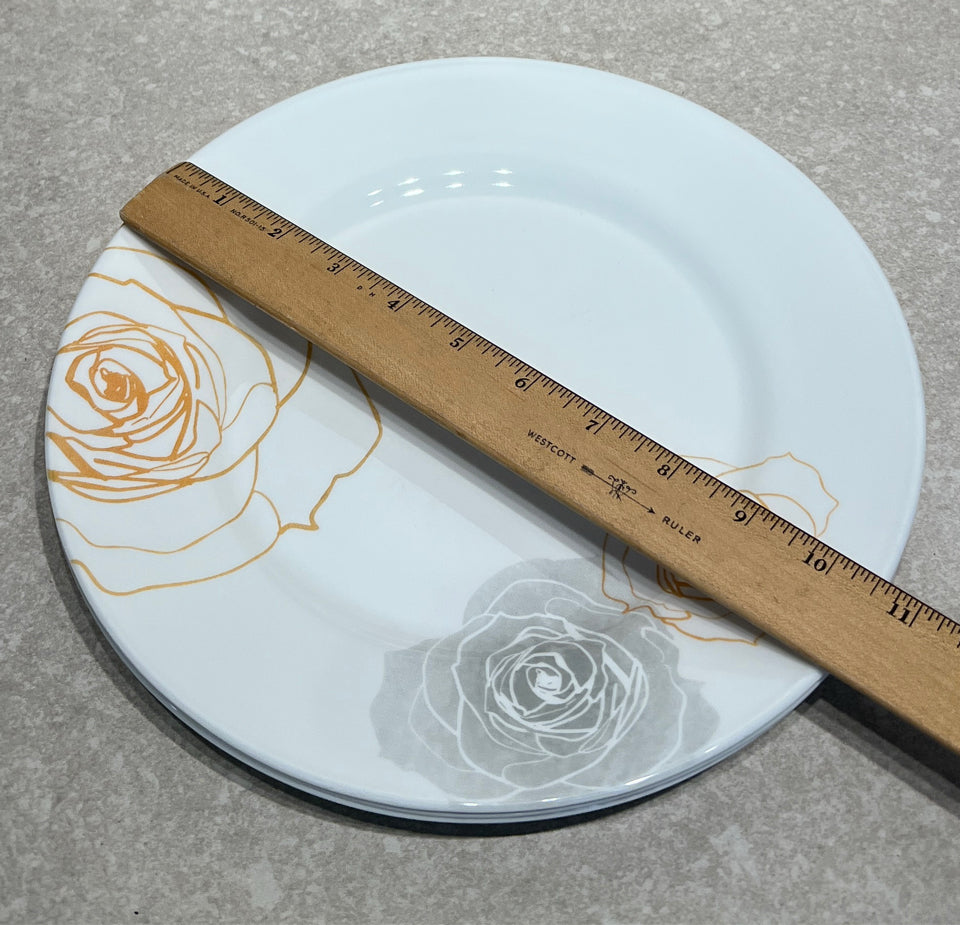 Set of 3 Corelle Dinner Plates