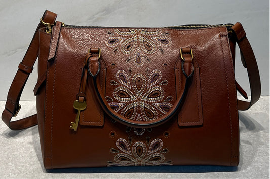 Fossil Parker Embroidery Handbag
