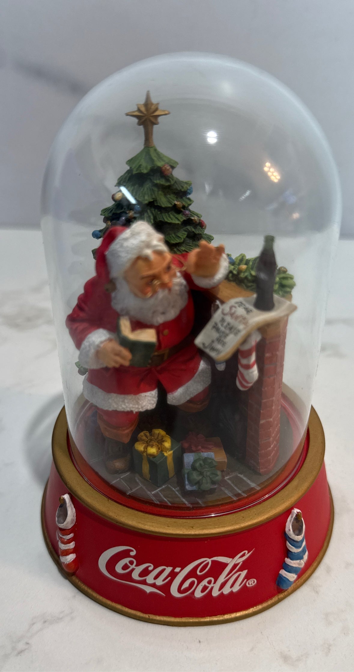 Frianklin Mint Coca Cola Santa