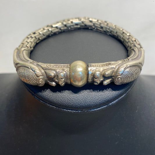 Silver Dragon Link Bracelet