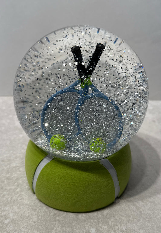 Tennis Snow Globe