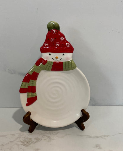 Hallmark Snowman Dish