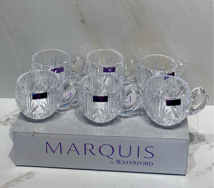 Set of 6 Marquis Cups