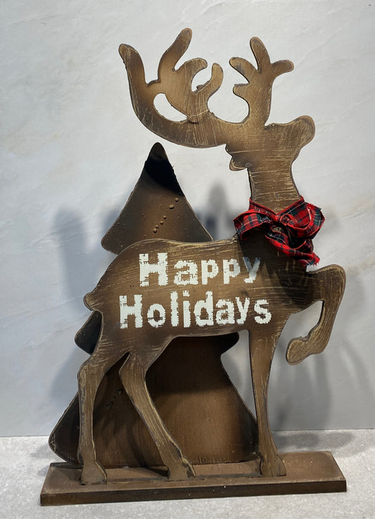 Christmas Deer Scene