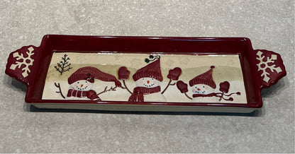 Snowman Tray