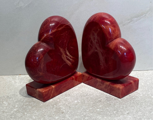 Pair of Alabaster Bookends