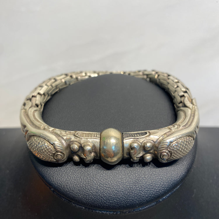 Silver Dragon Link Bracelet