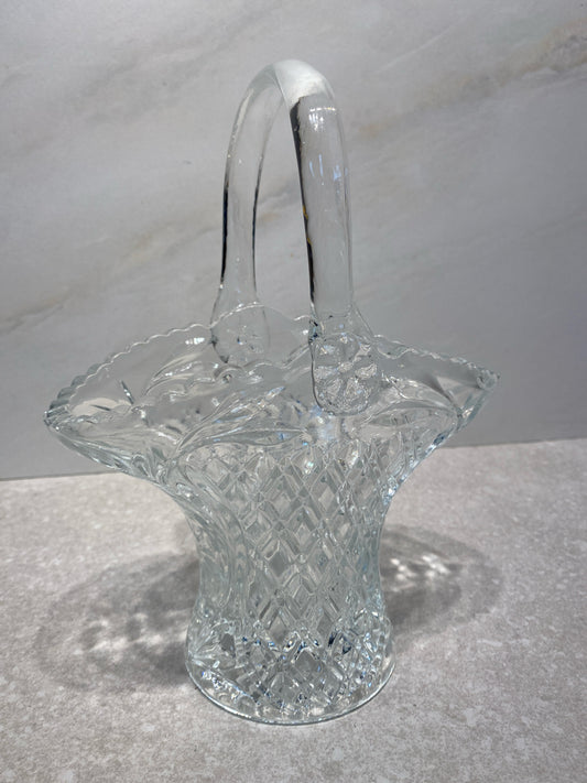 Handled Basket Glass