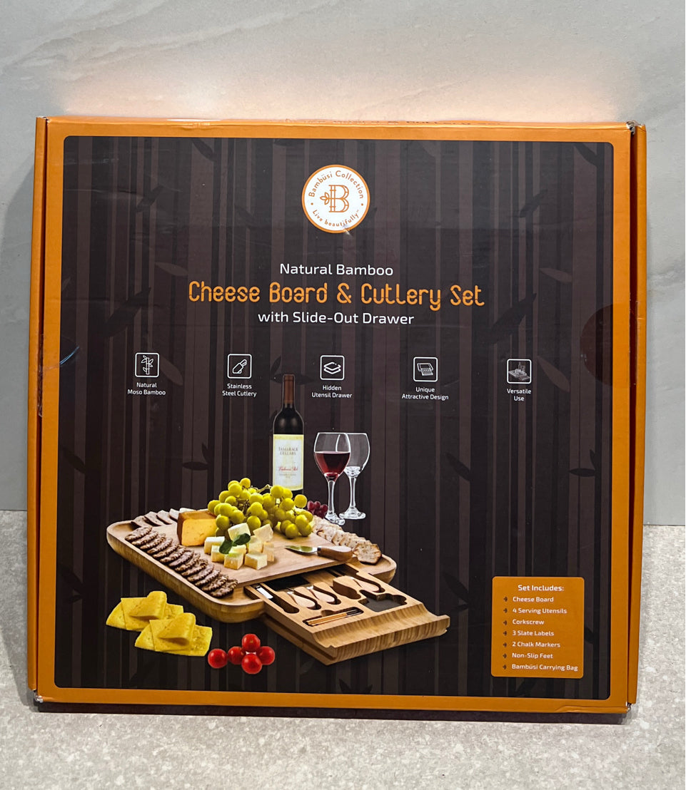 Cheese Board And Cutlery Set