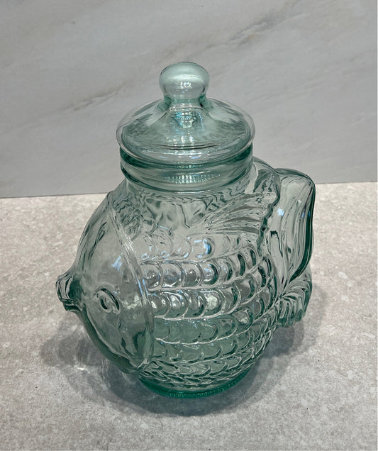 Covered Fish Jar