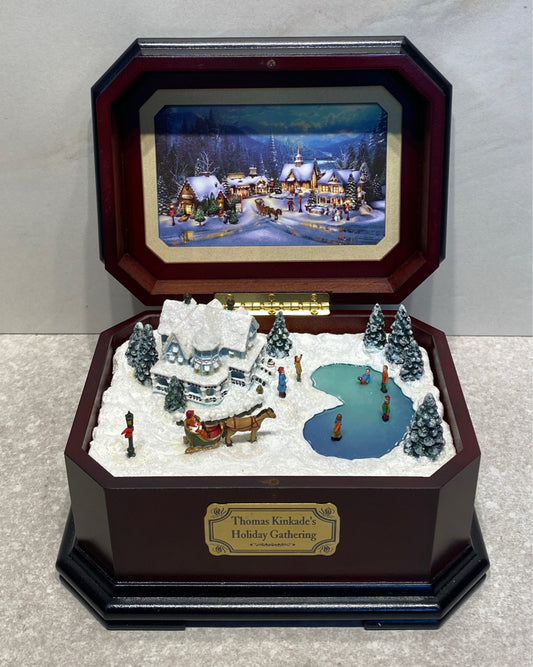 Kinkade Christmas Music Box