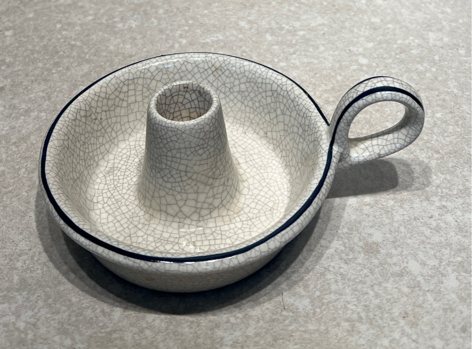 Dedham Pottery Candleholder