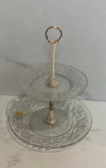 Princess House 2-Tier Dish
