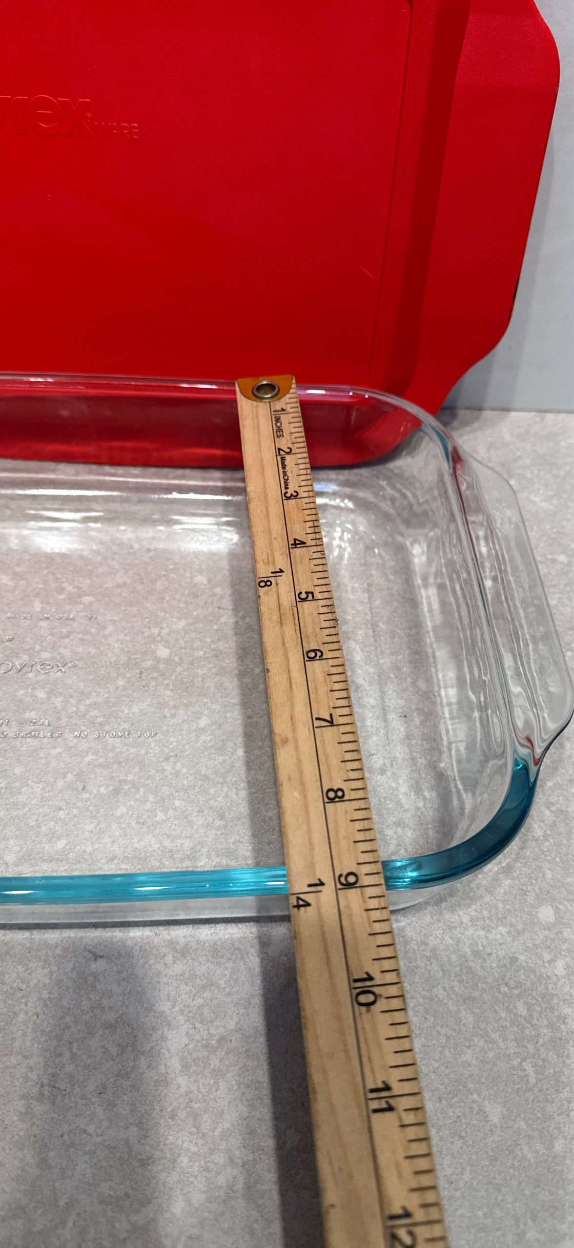 Covered Pyrex Casserole
