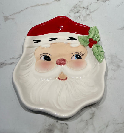 Vintage Santa Plate