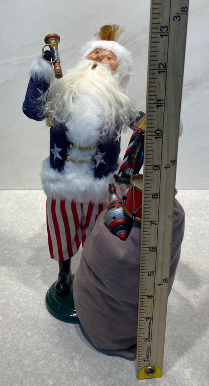 Byer's Choice Patriotic Santa