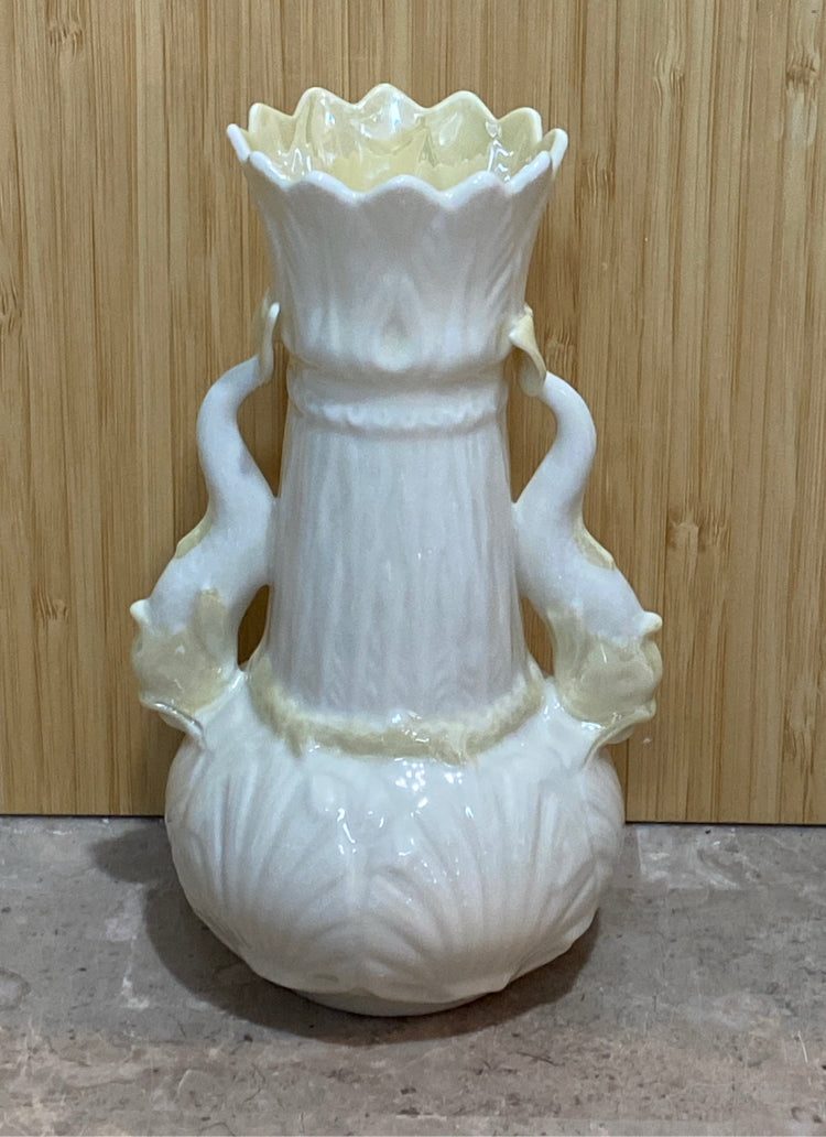 Belleek Koi Fish Vase