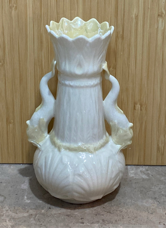 Belleek Koi Fish Vase