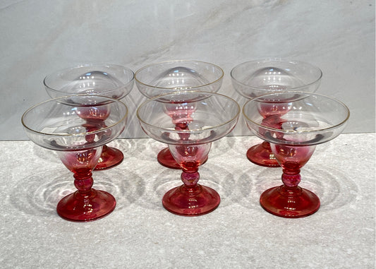 Set of 6 Margarita Glasses