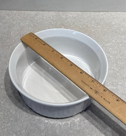 Covered Corning Ware Bowl