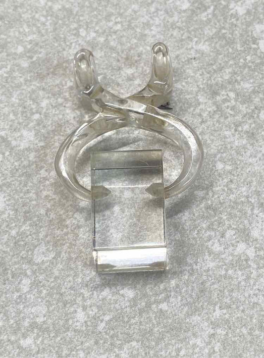 Lucite Ice Tongs Block Pin