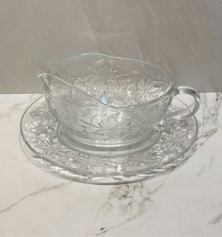 Princess House 2-Piece Gravy Boat