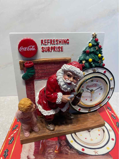 Santa Coca Cola Clock
