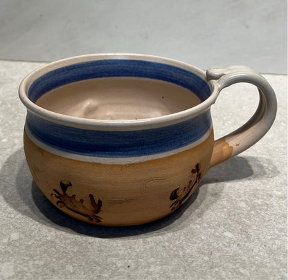 Anna Polis Pottery Handled Bowl