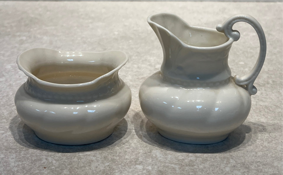 Lenox Sugar and Creamer