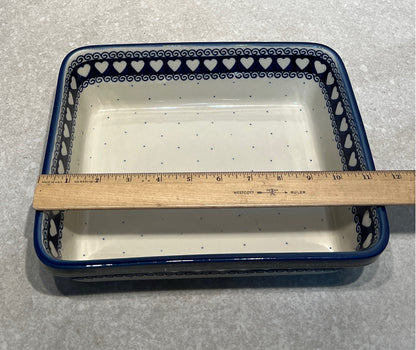 Large Polish Pottery Casserole