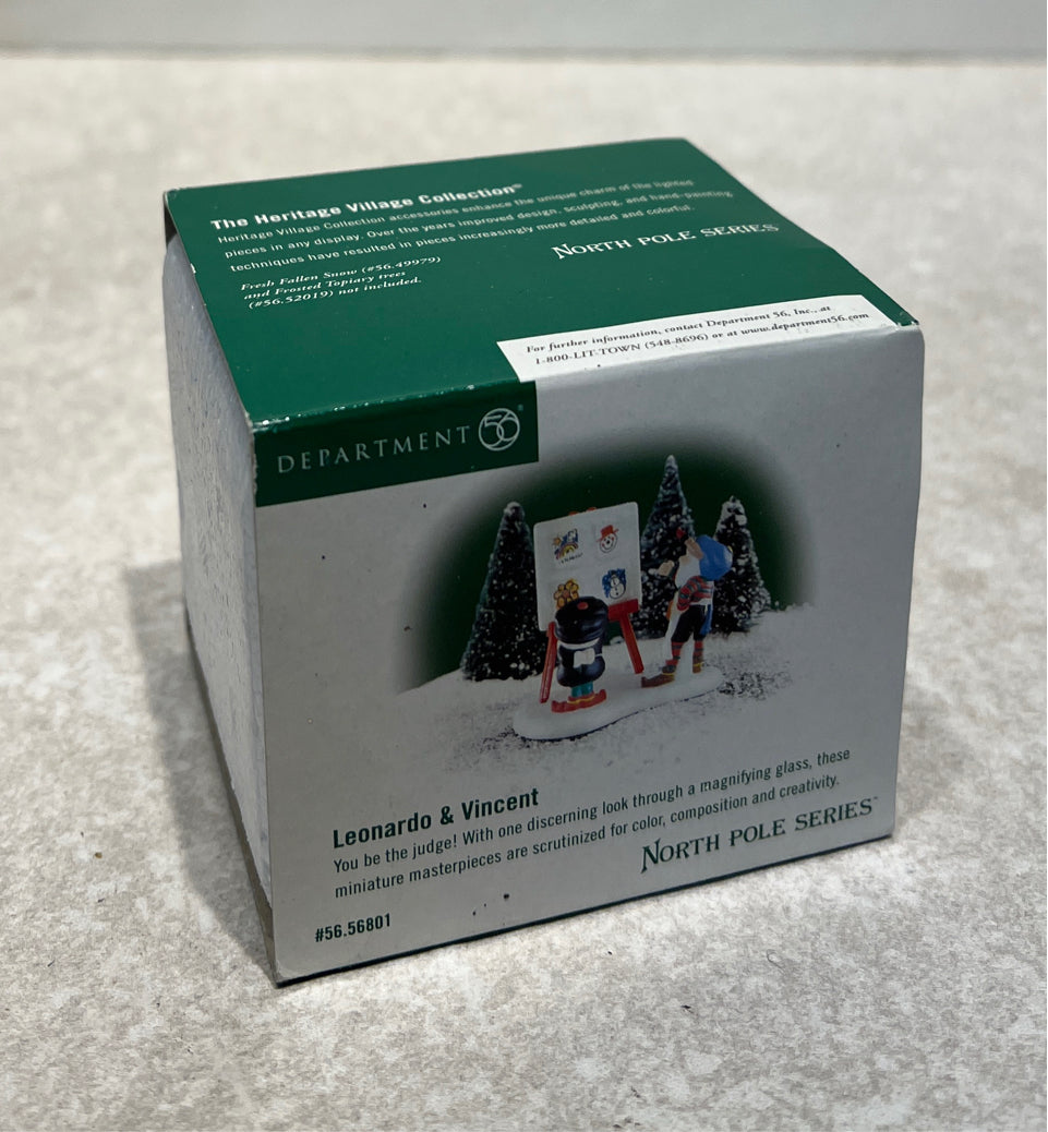 Dept. 56 Leonardo and Vincent