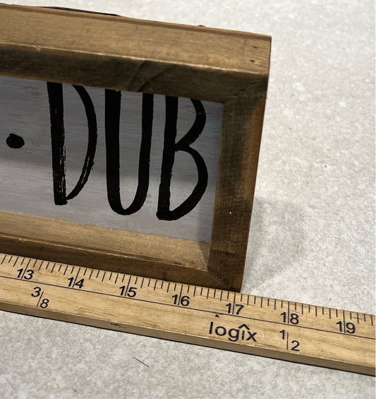 Scrub Sign