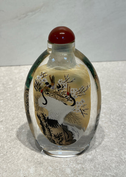 Chinese Reverse Painting Bottle