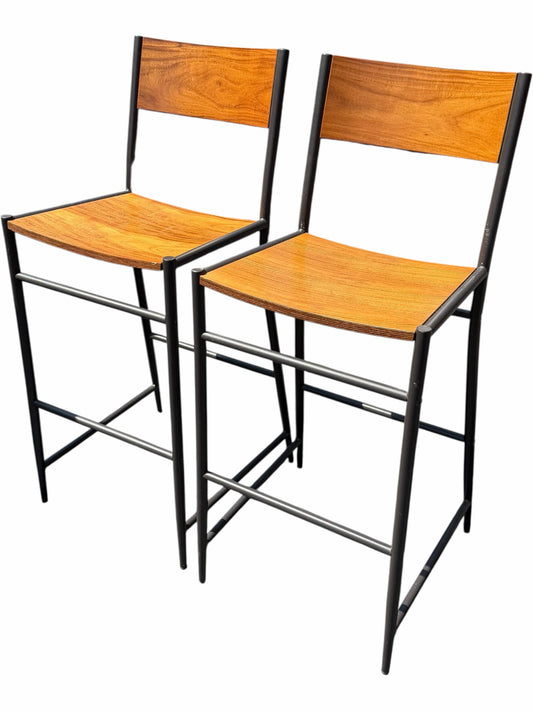 Set of 2 West Elm Stools