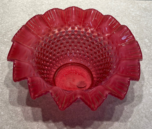 Fenton Cranberry Bowl