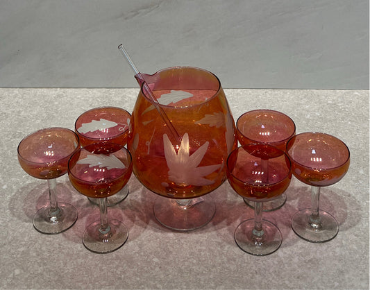 Pitcher And 6 Glasses