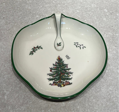 Spode Christmas Tree Handled Tray