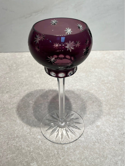 Bohemian Cut To Clear Glass